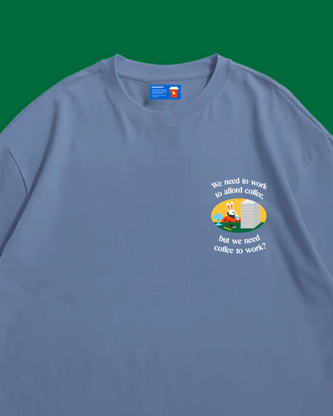 Work for Coffee (Blue)