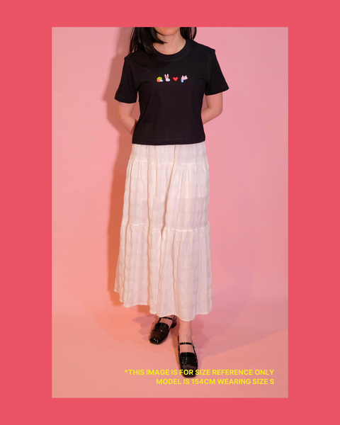 I'm Sooo Late Baby Tee (Black)