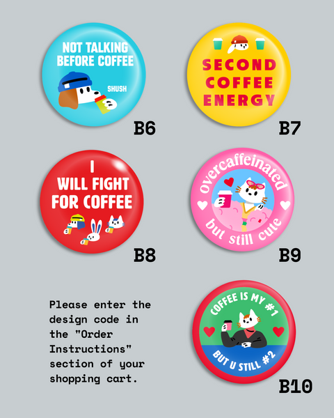 Caffeinated Badges