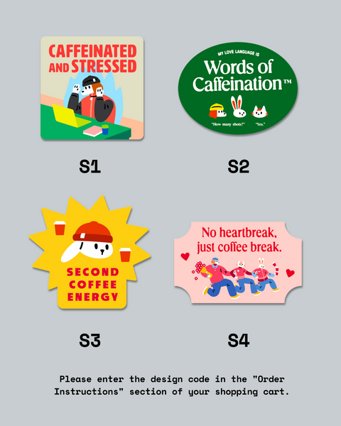 Caffeinated Stickers