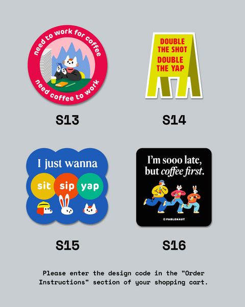 Caffeinated Stickers