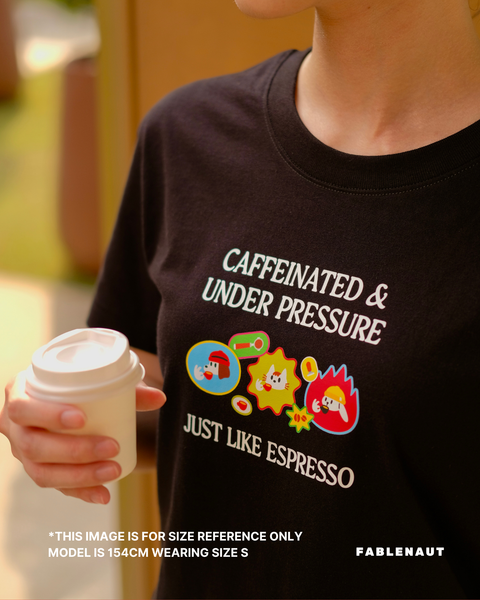 Under Pressure Baby Tee (Black)