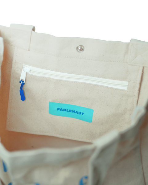 Words of Caffeination Tote Bag (Natural)