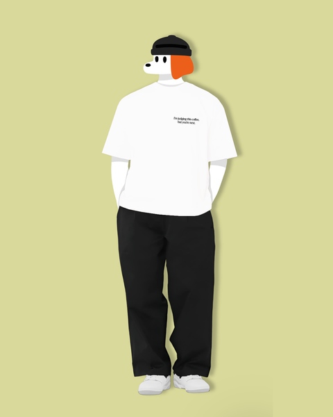 Fablenaut X Sositi I'm Judging this Coffee T-Shirt (White)