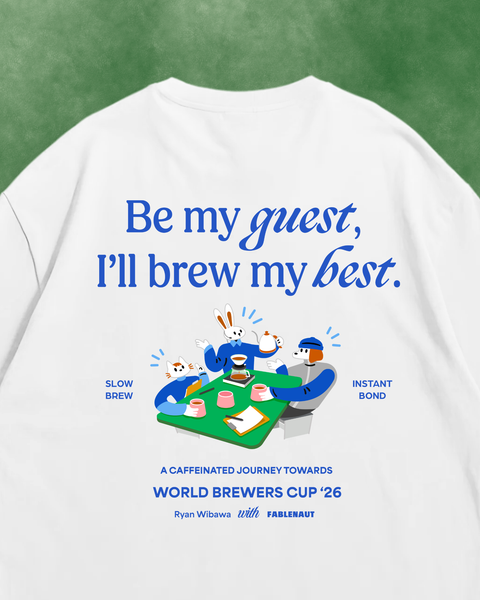 Ryan Wibawa X Fablenaut: Be My Guest T-Shirt (White)