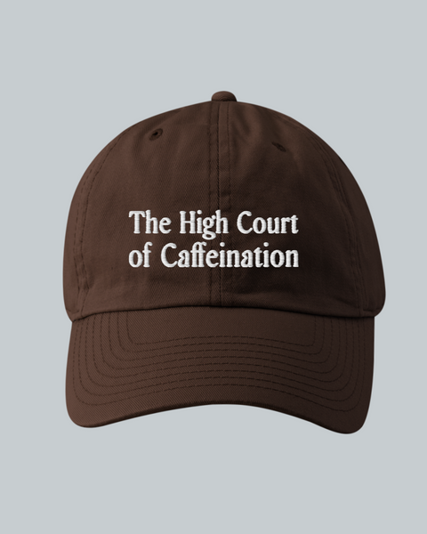High Court of Caffeination Hat