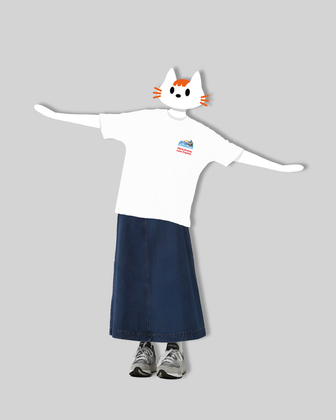 More Aroma Less Trauma Oversized T-Shirt (White)