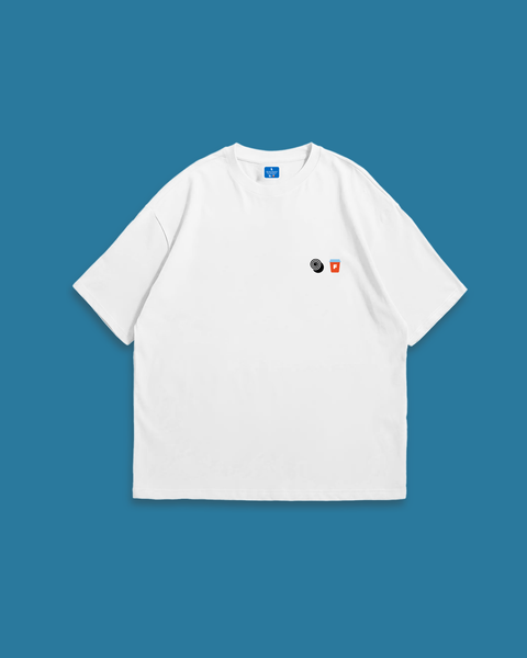 Fablenaut X Ombé Kofie Oversized Tee (White)