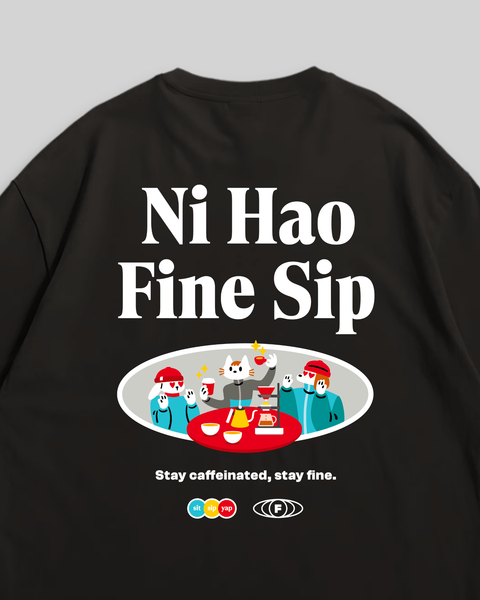 Ni Hao Fine Sip (Black)