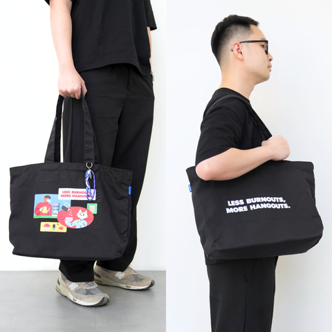 Kanavaia x Fablenaut - Canvas Tote Bag (Black)