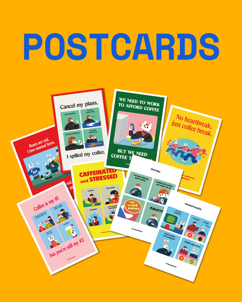 Caffeinated Postcards