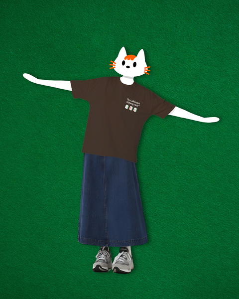 The Caffeinated Mahjong Club Oversized T-Shirt (Espresso)