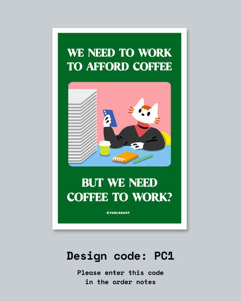 Caffeinated Postcards