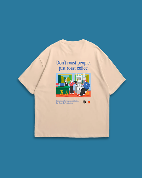 Fablenaut X Ombé Kofie Oversized Tee (Beige)