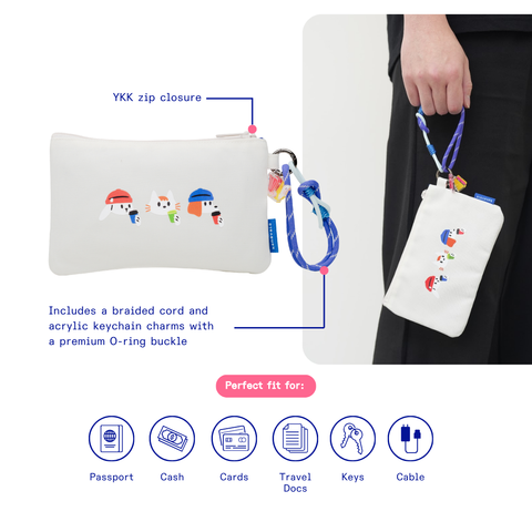 Kanavaia x Fablenaut - Canvas Pouch (Oat)