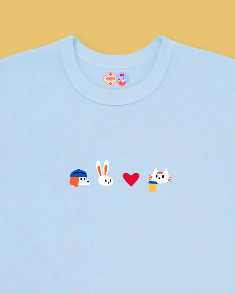 Fablenaut Friends Baby Tee (Blue)