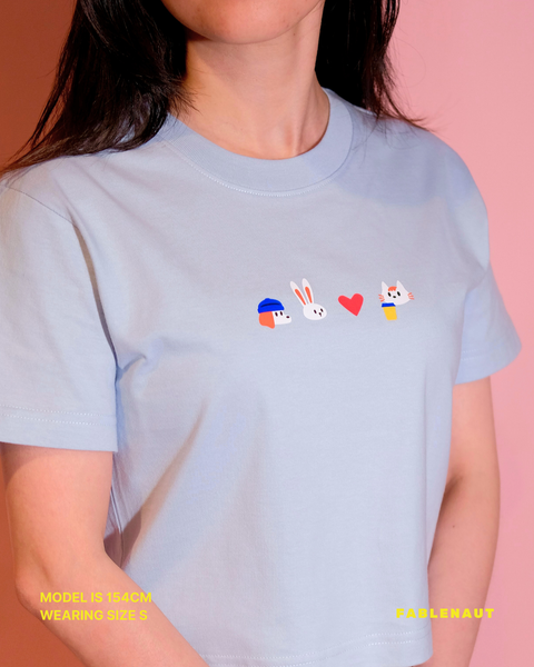 Fablenaut Friends Baby Tee (Blue)