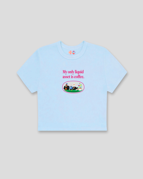 Liquid Asset Baby Tee (Blue)