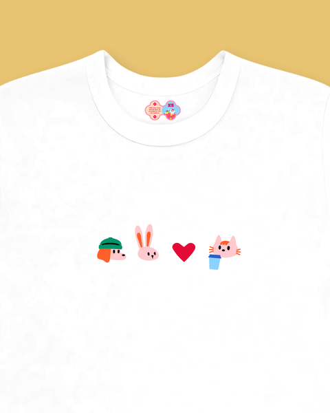 Fablenaut Friends Baby Tee (White)