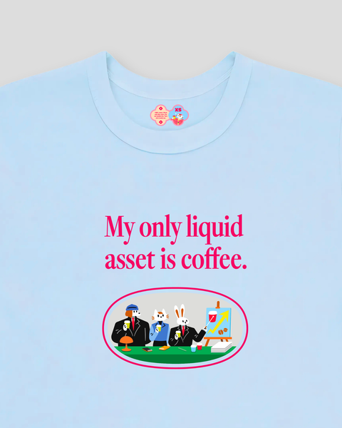Liquid Asset Baby Tee (Blue)