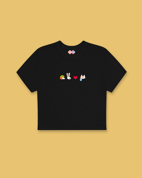 Fablenaut Friends Baby Tee (Black)