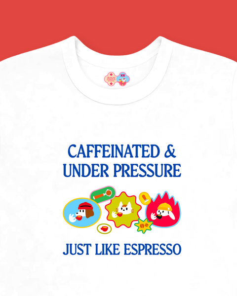Under Pressure Baby Tee (White)
