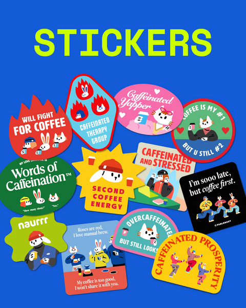 Caffeinated Stickers