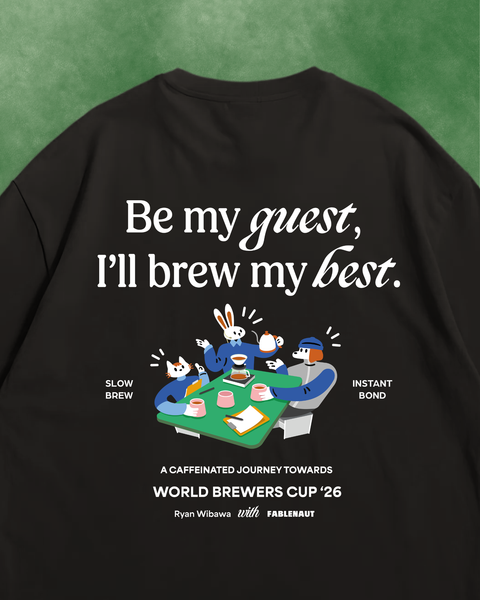 Ryan Wibawa X Fablenaut: Be My Guest T-Shirt (Black)
