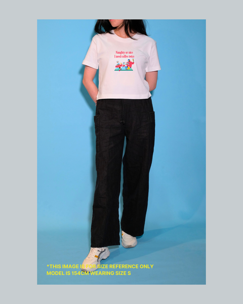 Naughty or Nice Baby Tee (White)