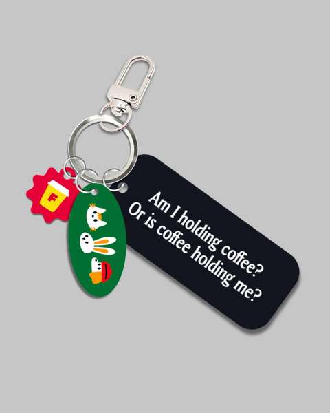 Am I Holding Coffee Acrylic Keychain
