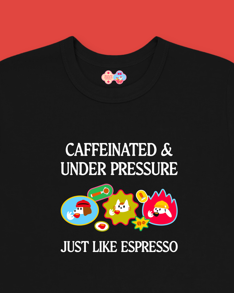 Under Pressure Baby Tee (Black)