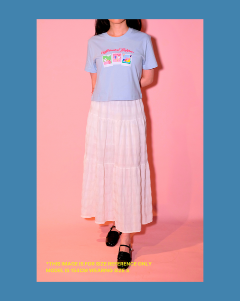 Caffeination Club Baby Tee (Blue)
