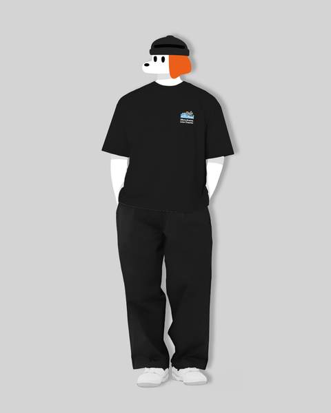More Aroma Less Trauma Oversized T-Shirt (Black)