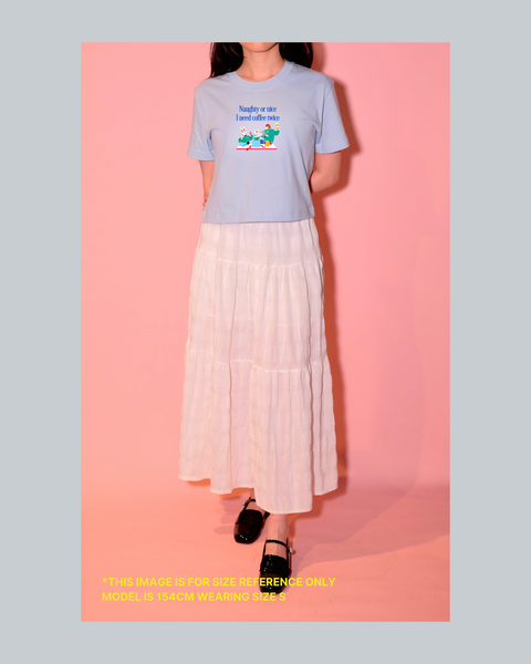 Naughty or Nice Baby Tee (Blue)