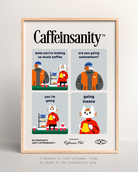Caffeinsanity Poster