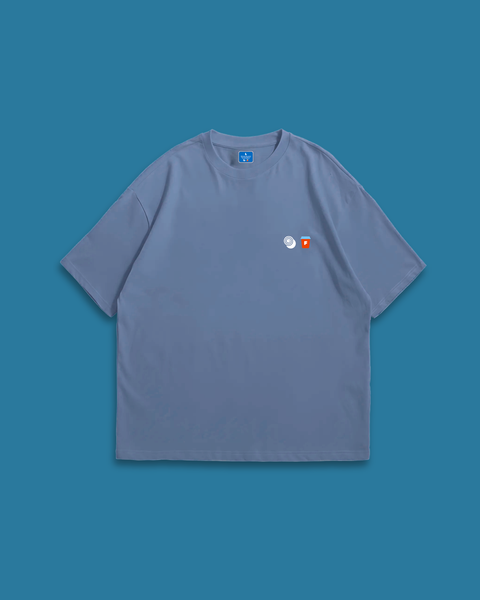 Fablenaut X Ombé Kofie Oversized Tee (Blue)