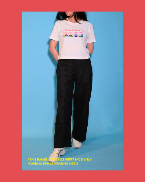 No Filter Baby Tee (White)