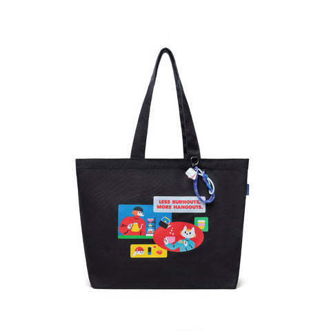 Kanavaia x Fablenaut - Canvas Tote Bag (Black)