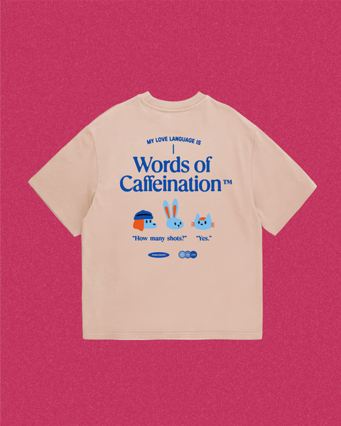 Words of Caffeination V2 (Beige)