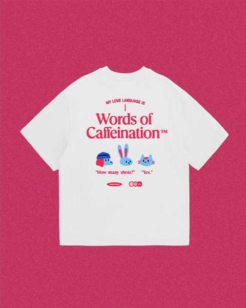 Words of Caffeination V2 (White)