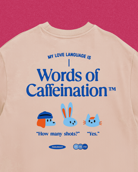Words of Caffeination V2 (Beige)