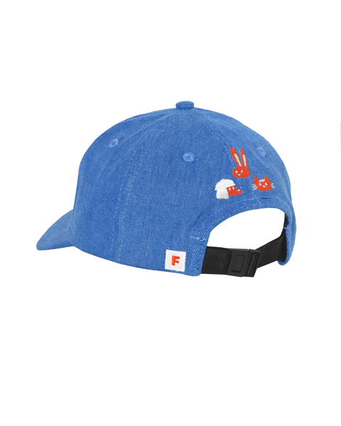 Words of Caffeination Hat (Washed Blue)