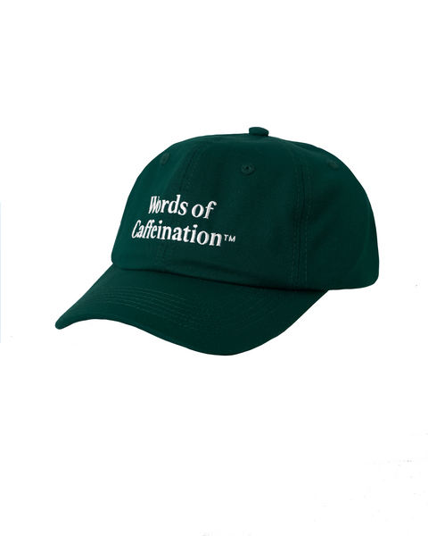 Words of Caffeination Hat (Green)